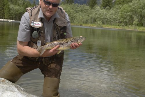 Fliegenfischerprofi Franz Zraunig