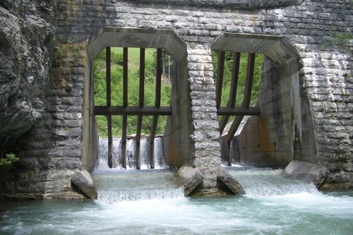 Wildwasserverbau der Großarler Ache